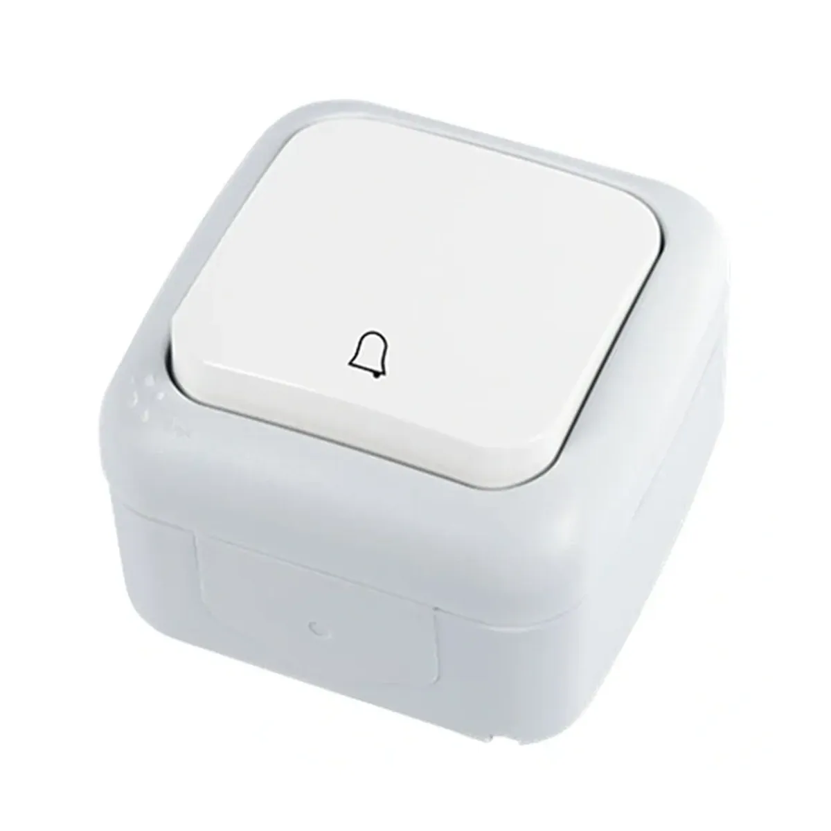 Viko Palmiye Surface-Mounted Gray Bell Switch IP54