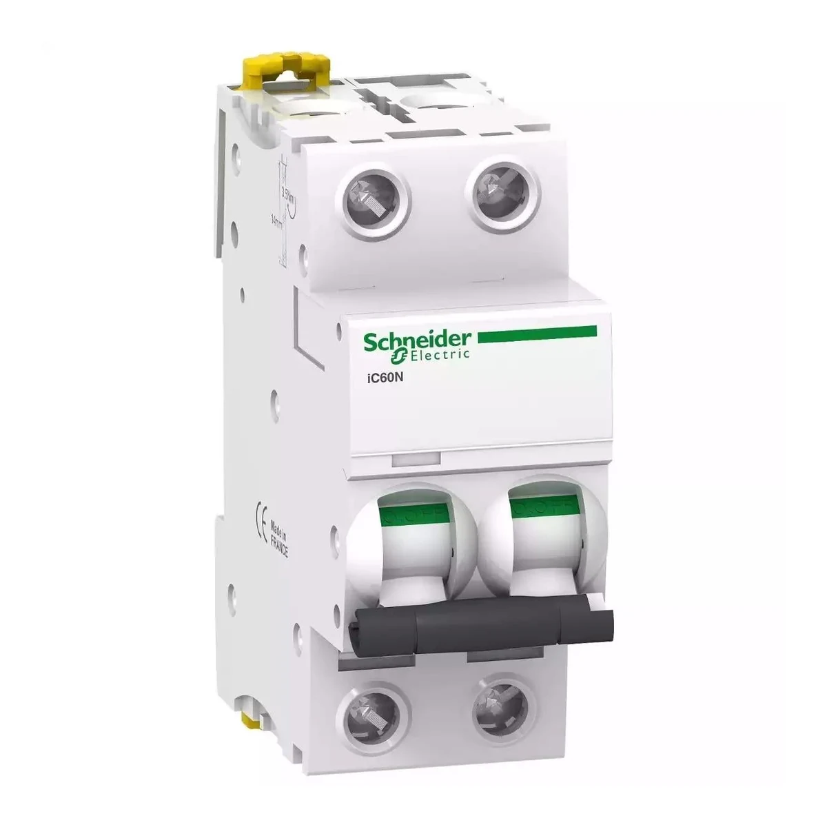 Schneider Electric A9F73240 Acti9 iC60N 2P 40A, 6kA B-Curve MCB