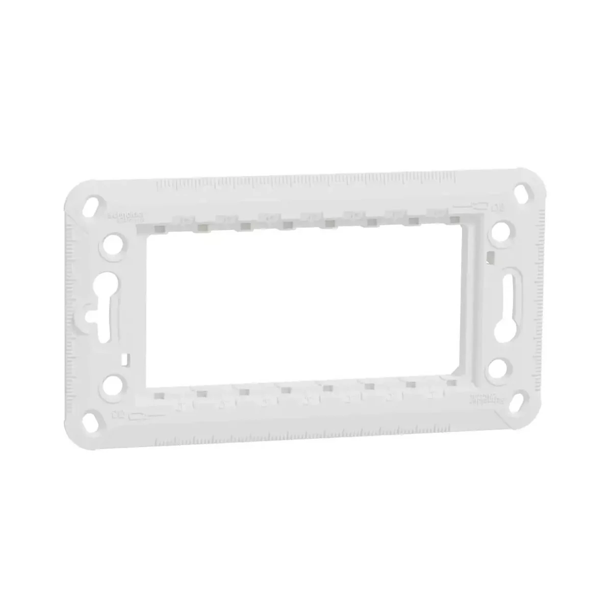 Schneider Electric NU7104P Yeni Unica, Plastic Mounting Plate 4 module