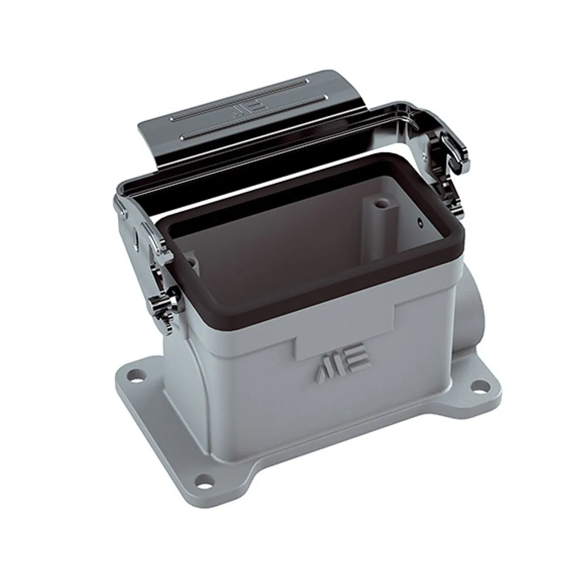Mete Enerji 29351S 10x16A Multi-Contact Wall-Mounted Housing Single Metal Latch