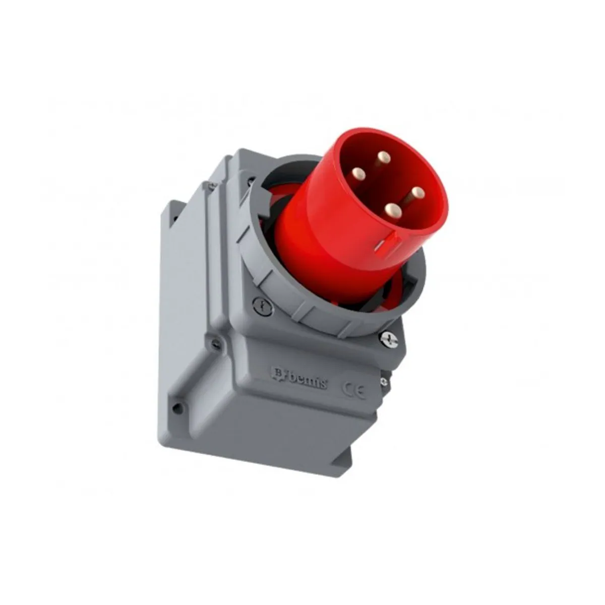 Bemis BC3-4504-7210 CEE Wall-Mounted Plug 63 A 3P+E IP67