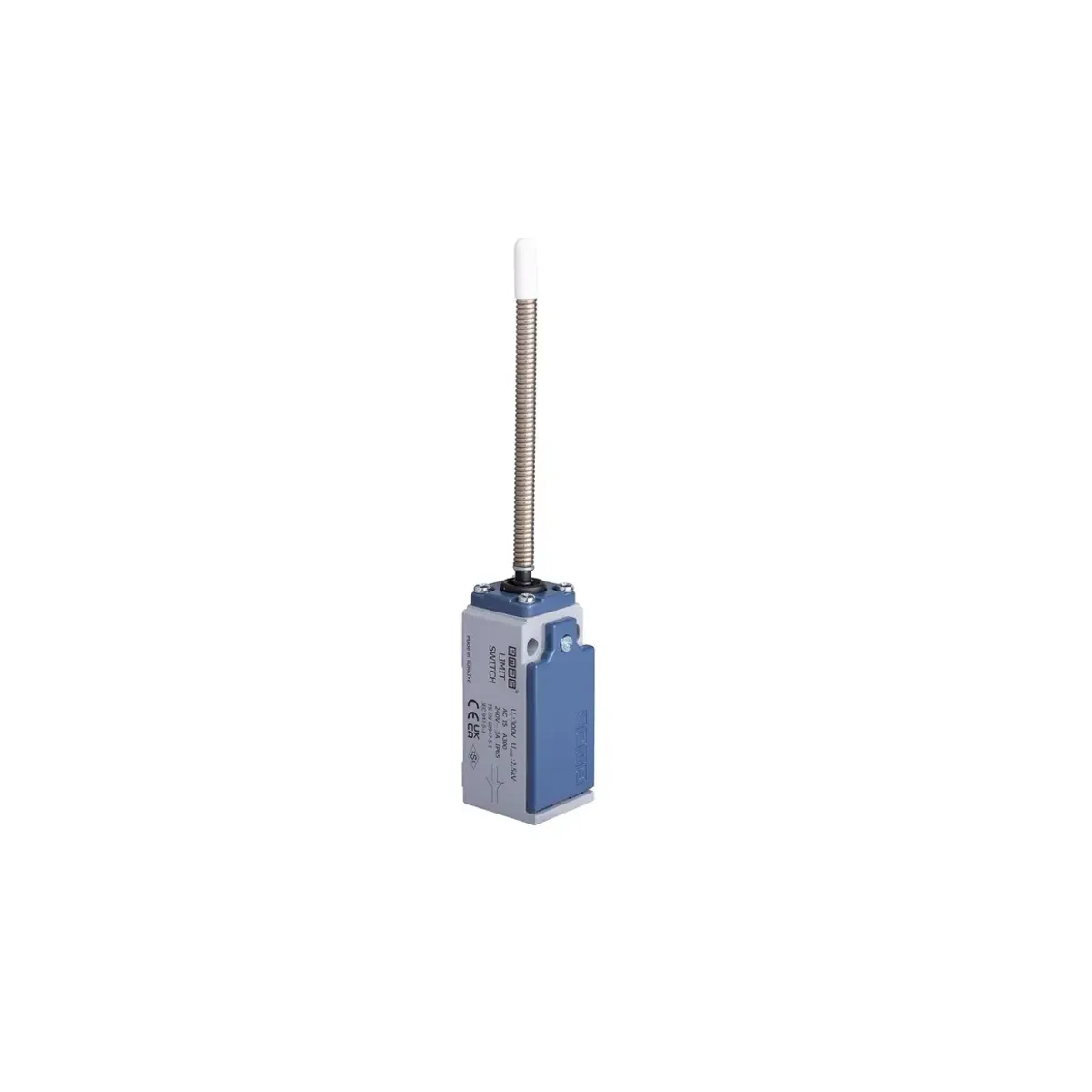 Emas L51 Metal Housing 7 mm Blunt Plastic End Metal Spring Lever Snap-Action 1NO+1NC Limit Switch L51K13SOP102