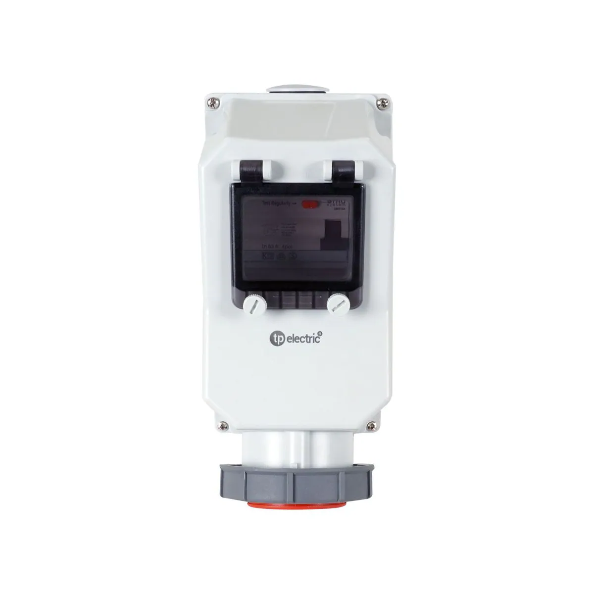 TP Elektrik 3134-332-1610 5x63A Kaçak Akımlı Alpha Duvar Prizi (Kaçak Akımlı), IP 67
