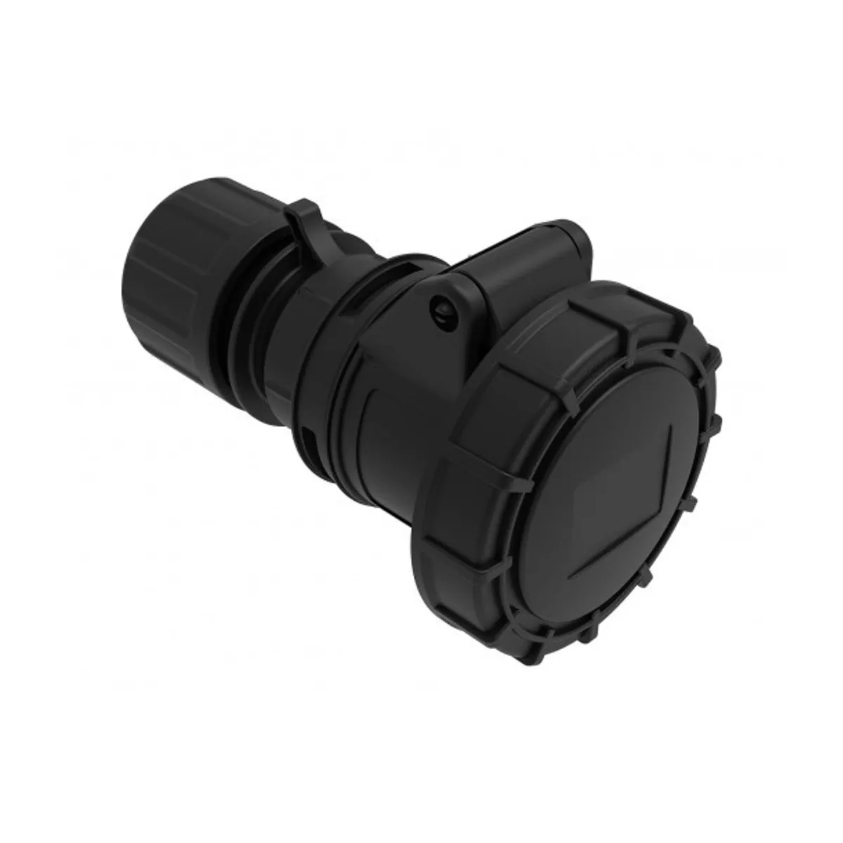 Bemis BCS-1403-7312 CEE Extension Socket 16 A 2P+E IP67 Black