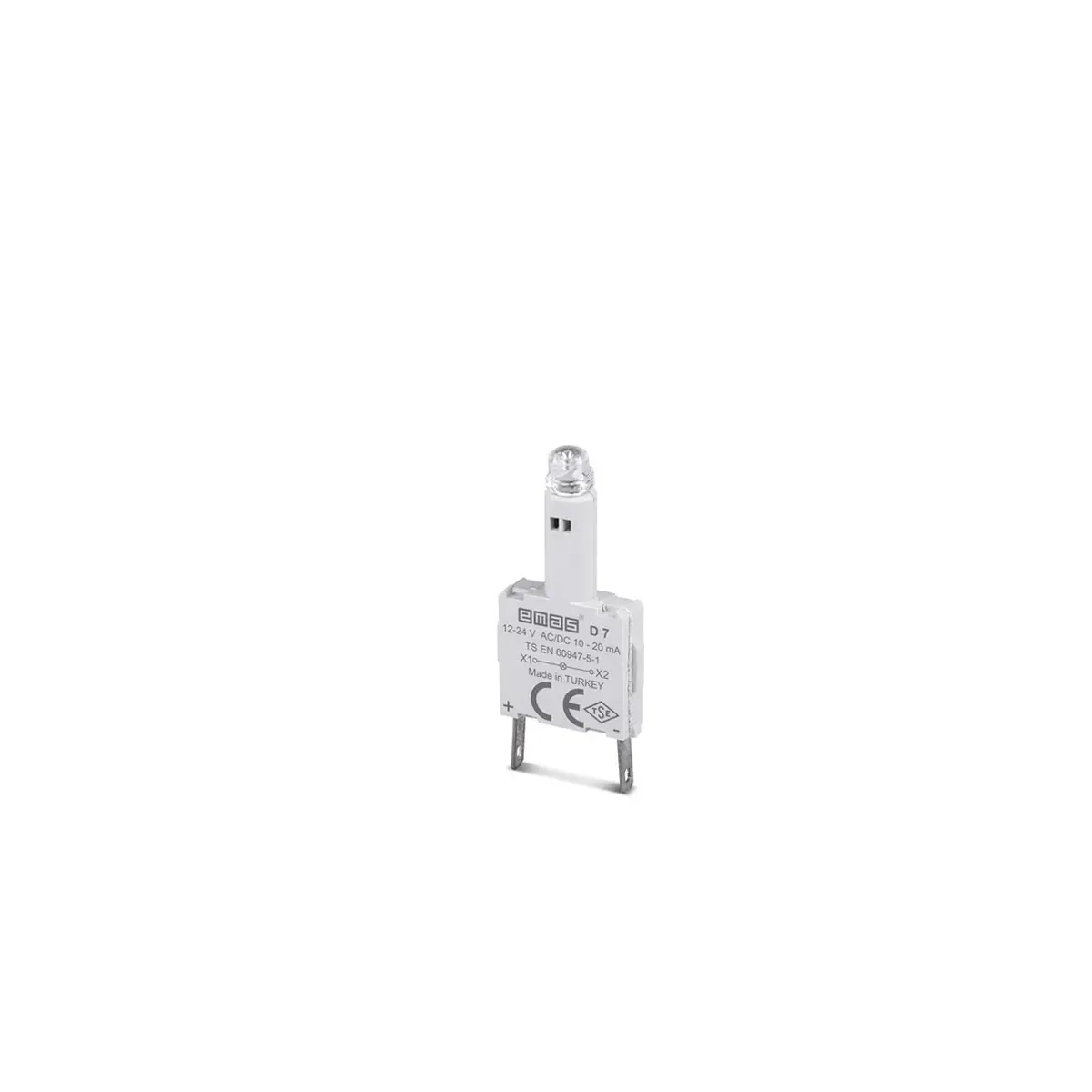 Emas D Series Spare 24V AC/DC Blue Contact Block D7