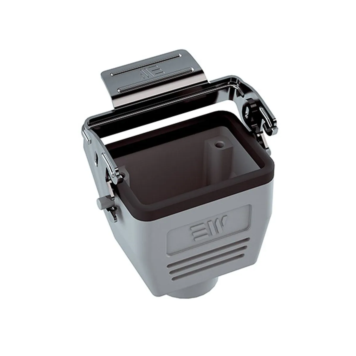Mete Enerji 29140S 6x16A Multi-Outlet Extension Housing Assembled Gasketed Metal Latch Top Entry