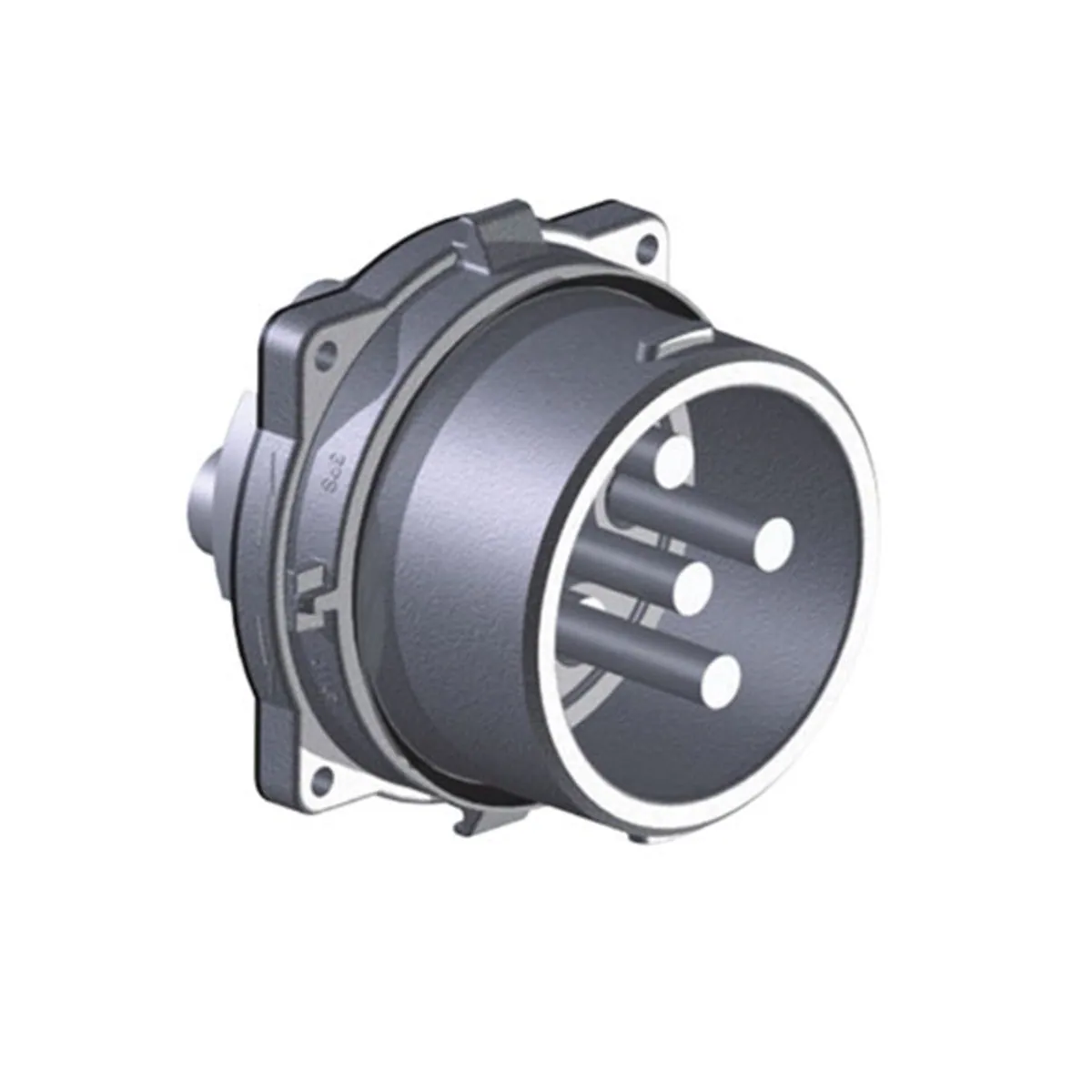 Mete Enerji T3PS2A30E01P 4x200A Machine Plug With Pilot Contact