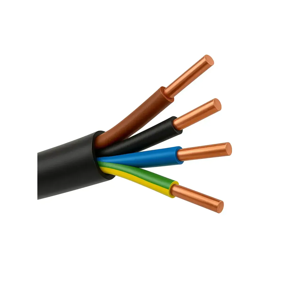 Win Kablo N2XH 4 damarlı kablo – kesitler için ortak temsili görsel