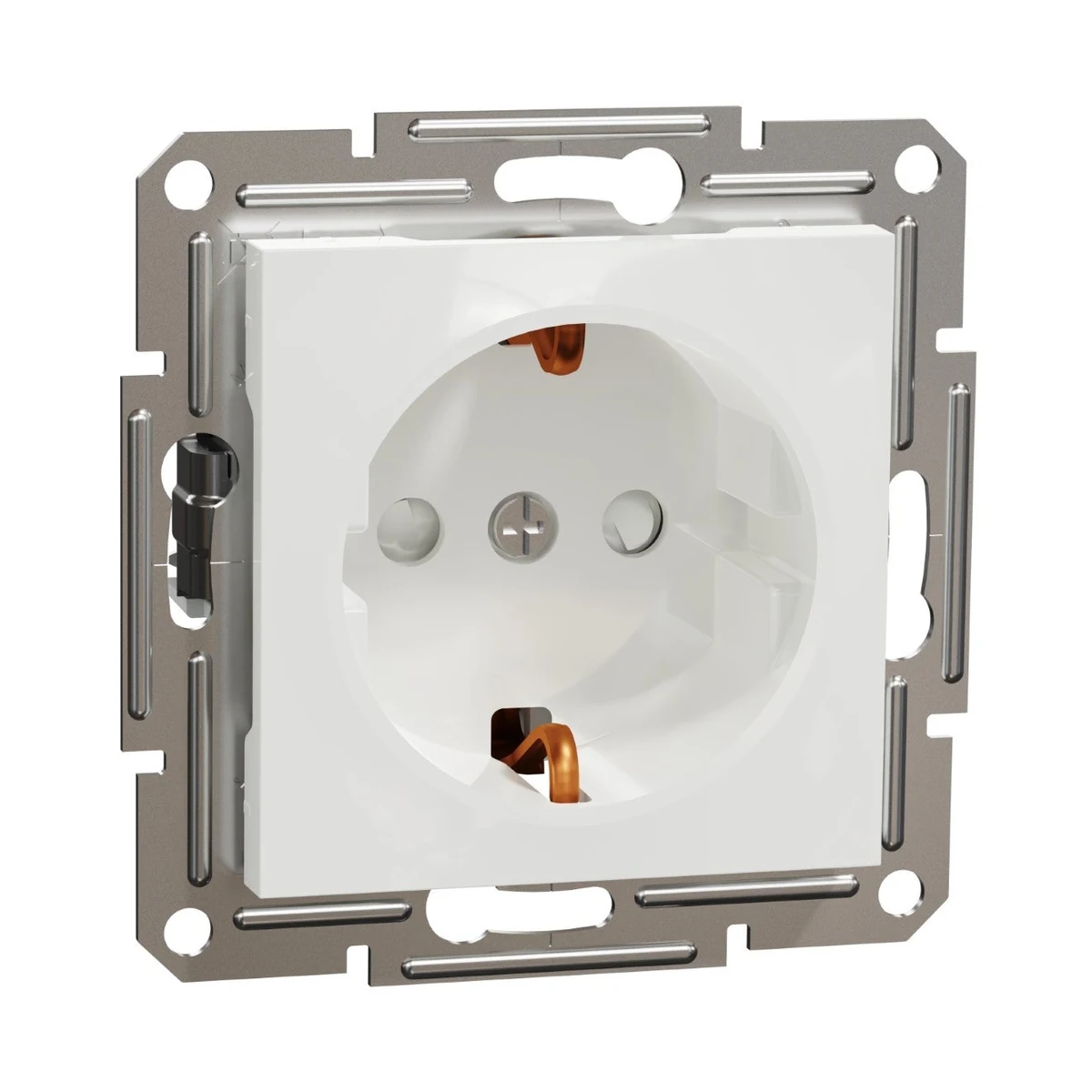 Schneider Electric EPH2970221 Asfora Grounded Socket (Child-Protected) Without Frame