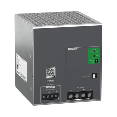 Schneider Electric ABLU3A24400 Power Supply, 380...500 V AC, 3 Phase, 24 V, 40 A