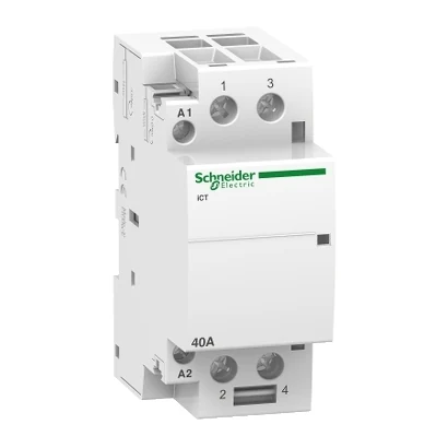 Schneider Electric A9C20842 iCT Sessiz Kontaktörler, 40A 2NO 220-240 VAC — üretici katalog görseli