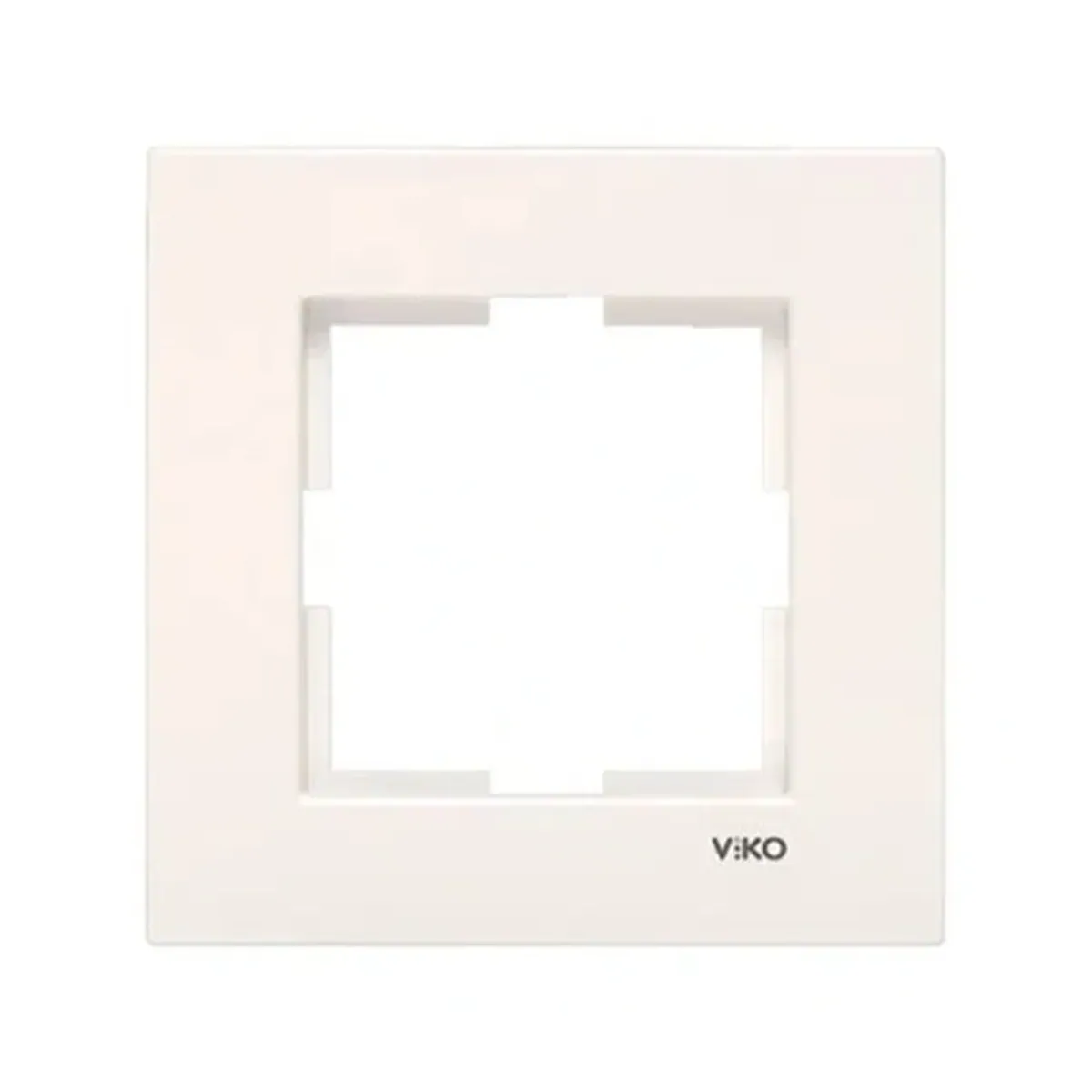 Viko Karre 55 Cream 1-Gang Vertical Frame