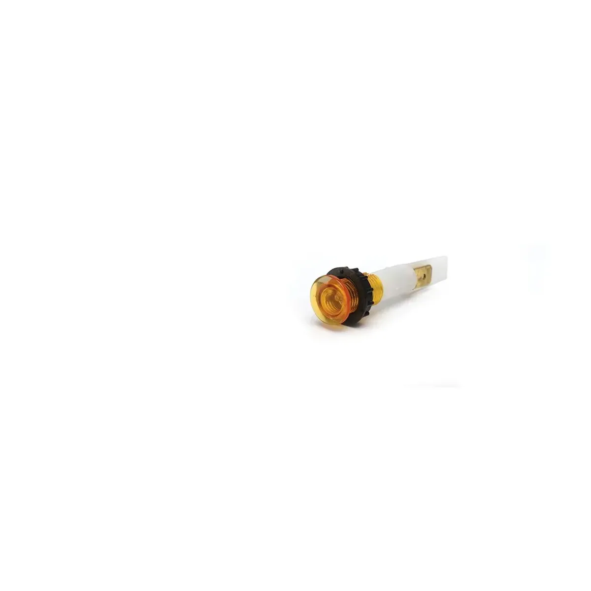 Emas S Series Plastic Bulb Type 230V AC Terminal Yellow 10mm Pilot Light IP40