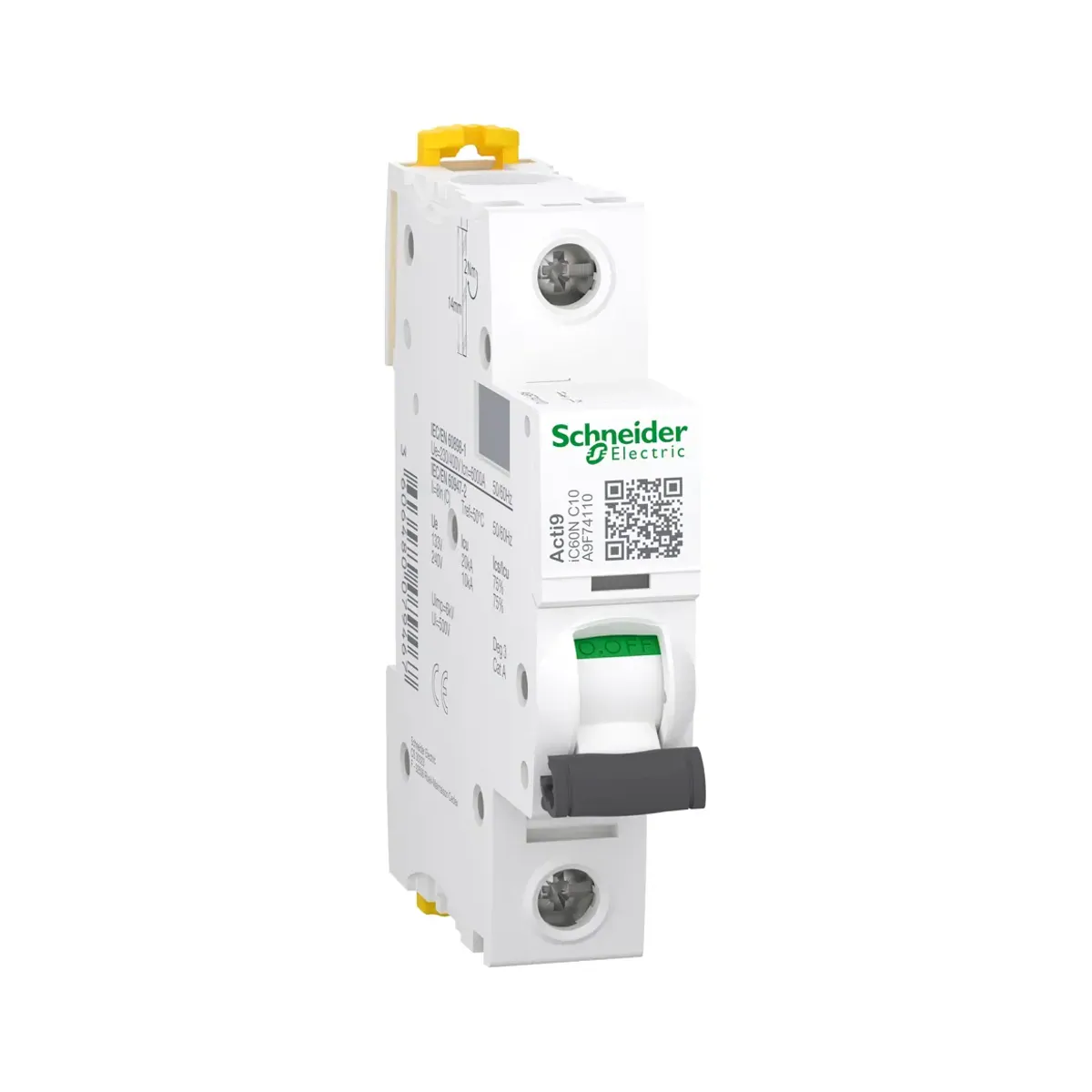 Schneider A9F74110 iC60N Minyatür Sigorta Devre Kesici 1 Kutup 10A C eğrisi