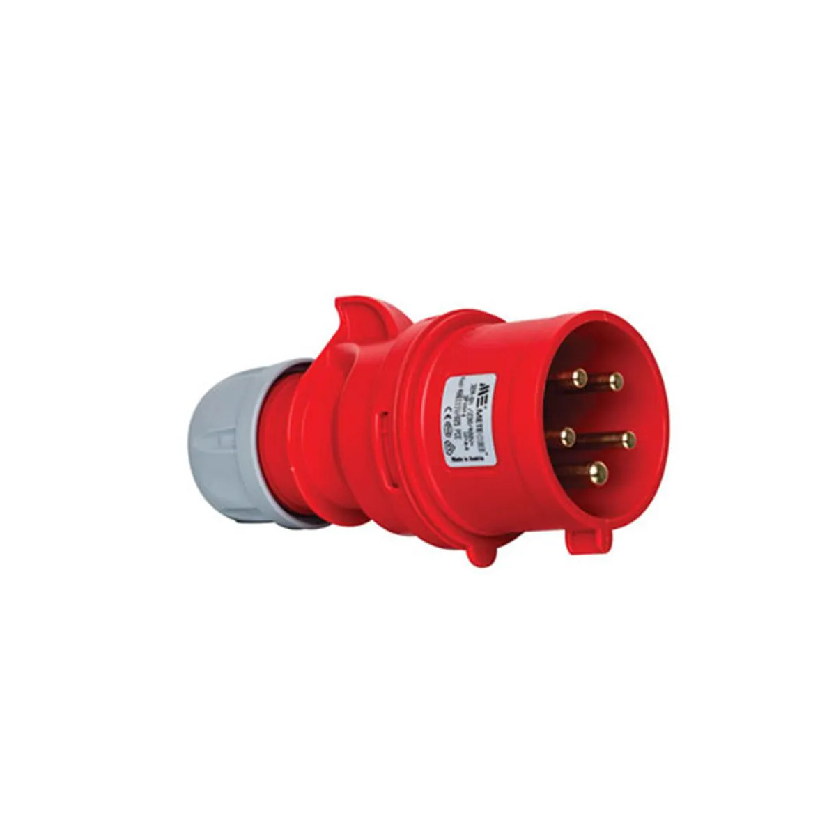 PCE 406111V 5x32A Straight Plug IP44 Screw Type