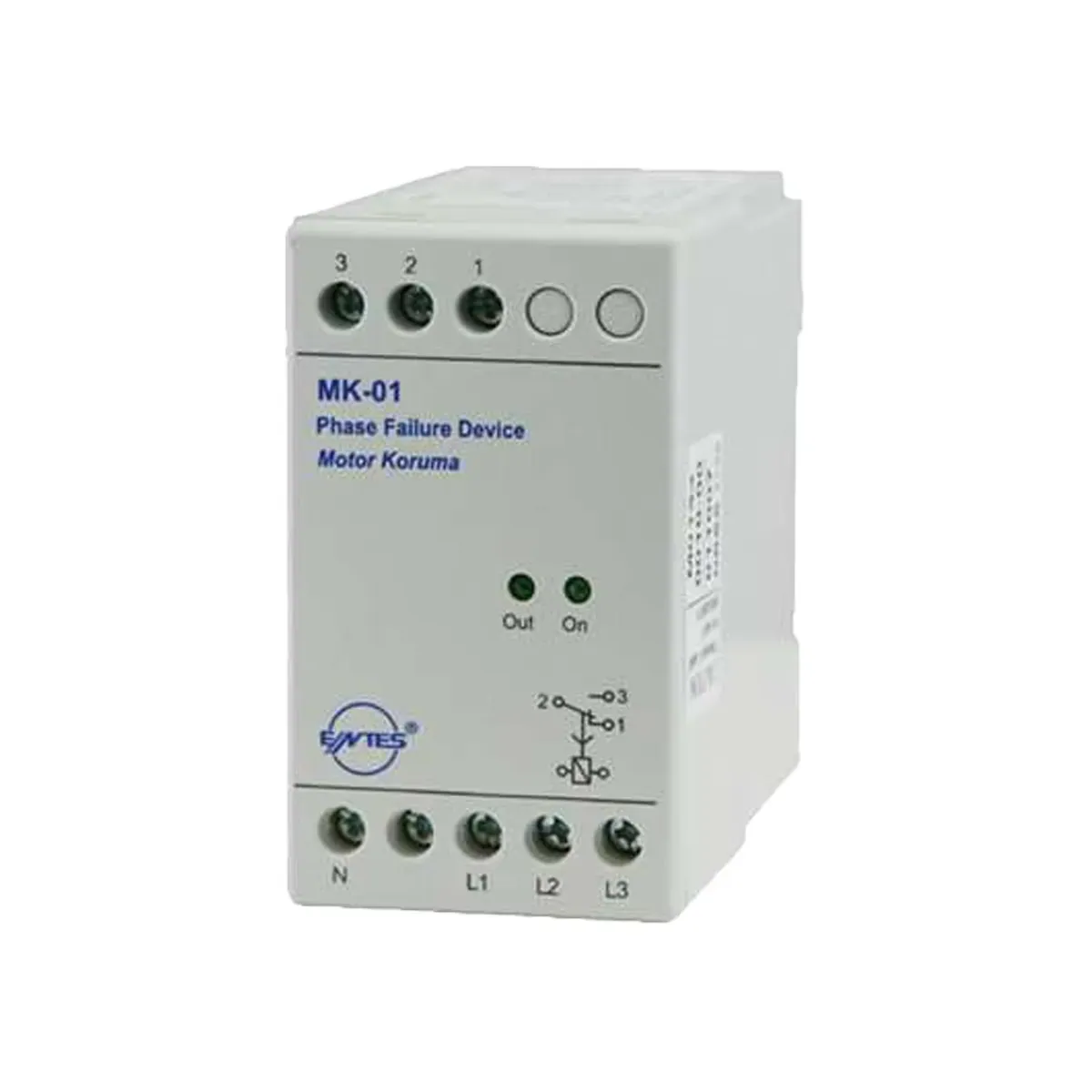 Entes MK-01 Motor Phase Protection Relay, 220-230VAC