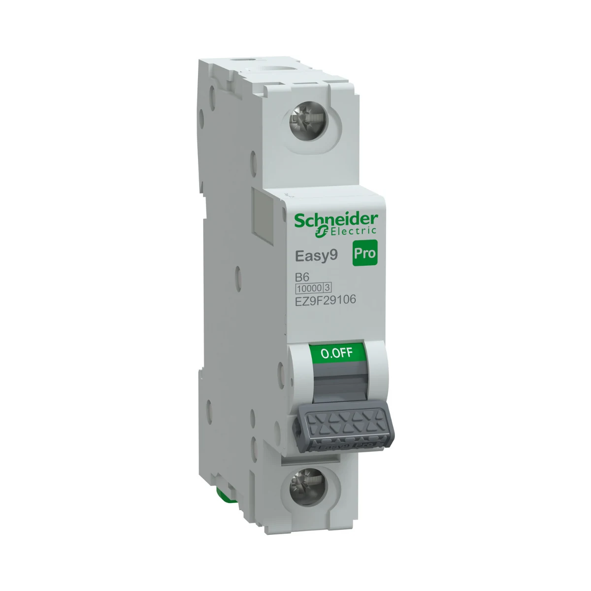 Schneider Electric EZ9F29106 Pro Sigorta 1P B Eğrisi 6A 10 kA — üretici ürün görseli