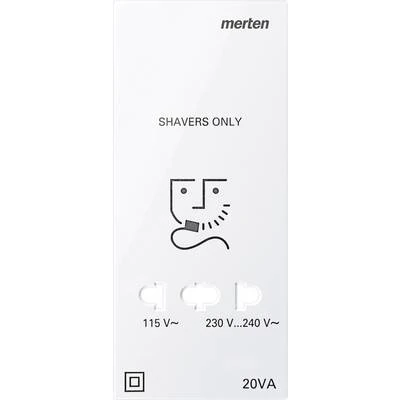 Schneider Electric 213619 Shaver socket button cover, White, for M-Plan/M-Elegance frames
