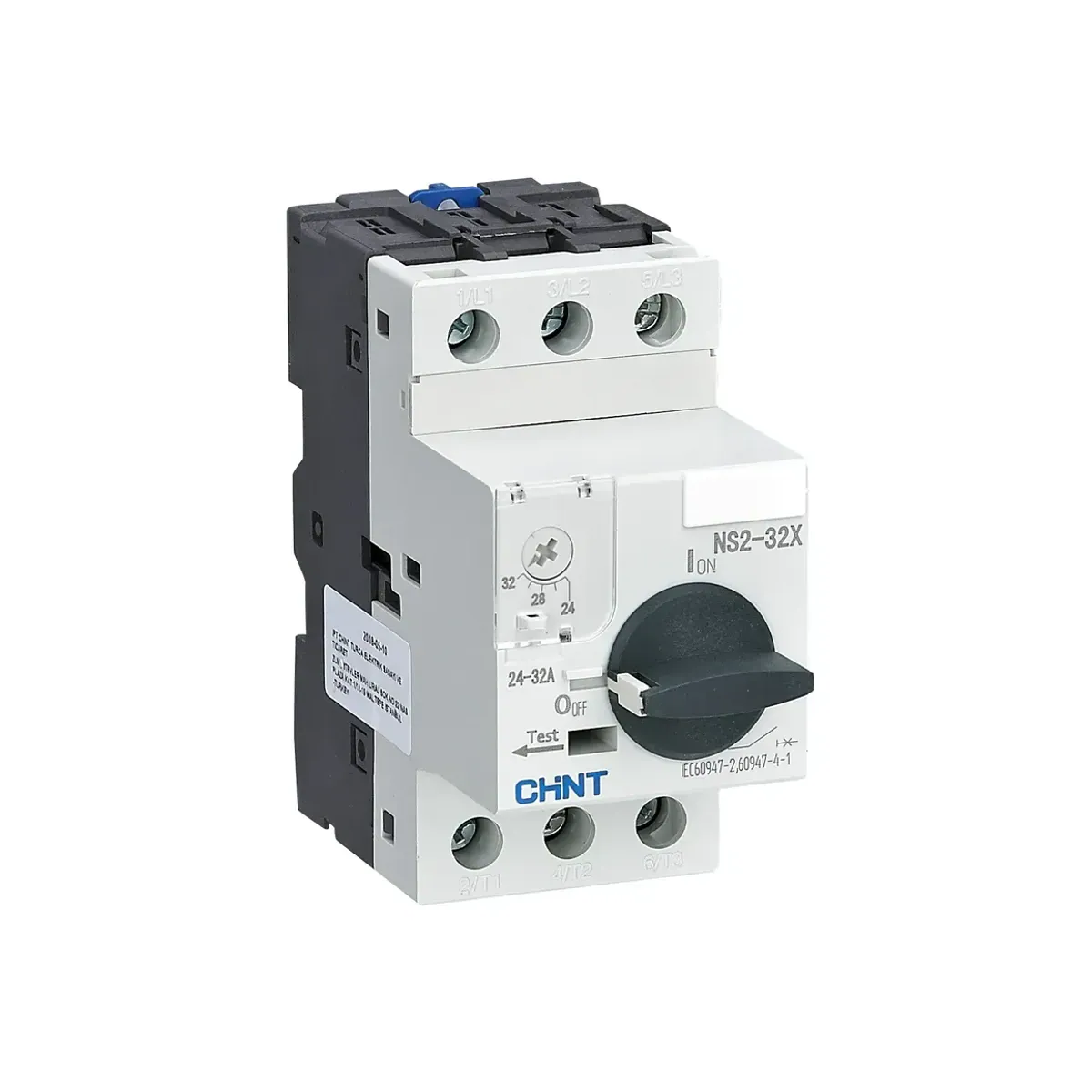 Chint NS2X Serisi 3 Kutup 24-32A Termik Manyetik 220V AC Motor Koruma Şalteri NS2-25X