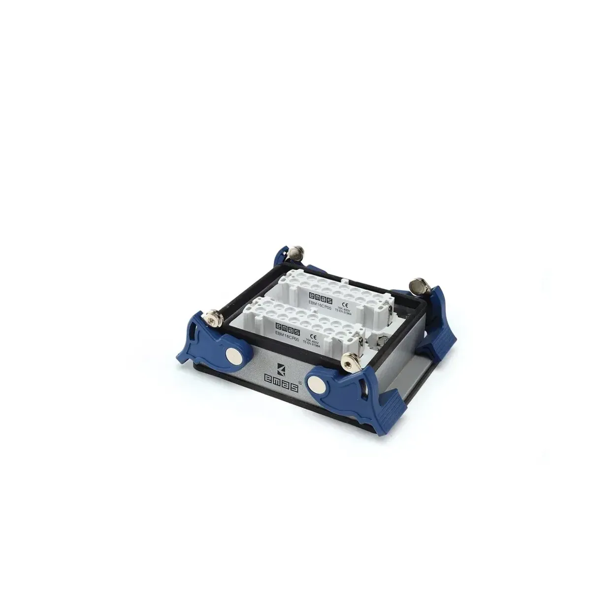 Emas Metal 32 Contact Machine Type Socket 16A Bottom Entry 4 Latched Multi-Contact EBM32PM44