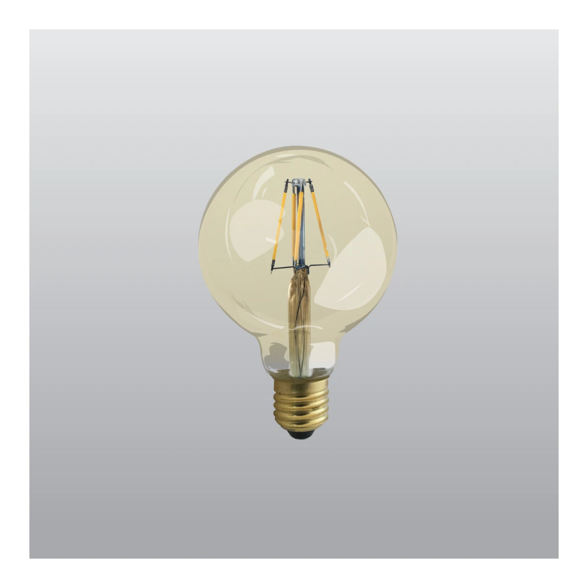 ACK AB47-00420 LED Rustic Bulb 4W E27 2700K