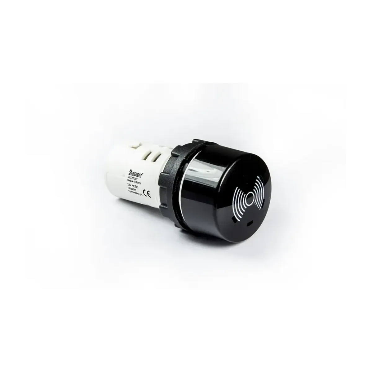 Emas MB Serisi Plastik LED'li 24V AC/DC 22mm 90db Buzzer IP50