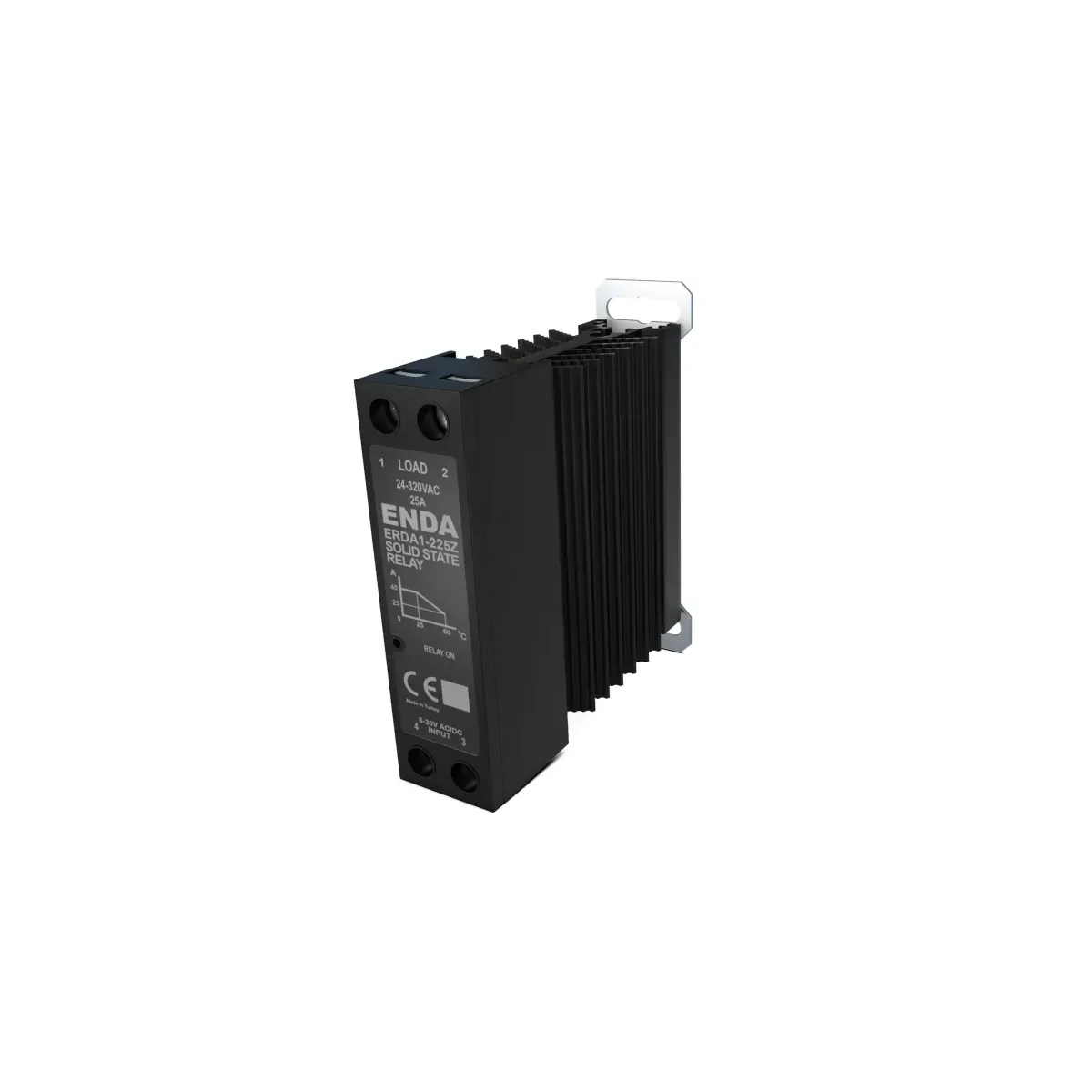 Enda ERDA1-225Z Zero-Cross DIN Rail-Mounted Single-Phase Solid State Relay