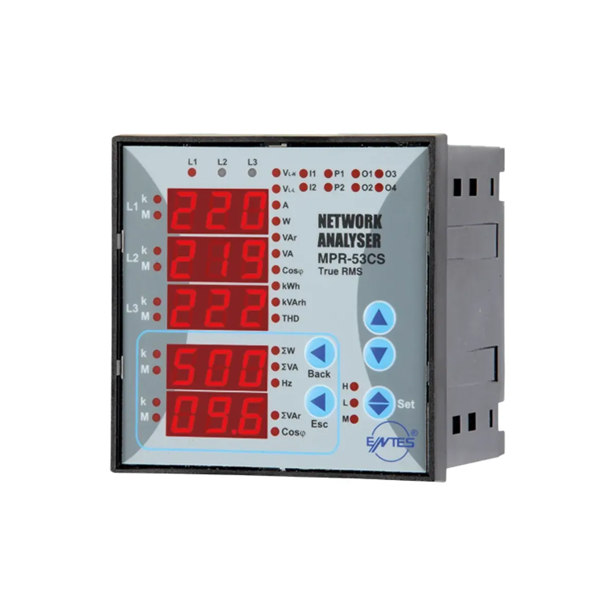 Entes MPR-53CS-96-CT25 Power Analyzer, 110-230VAC Supply, 96X96