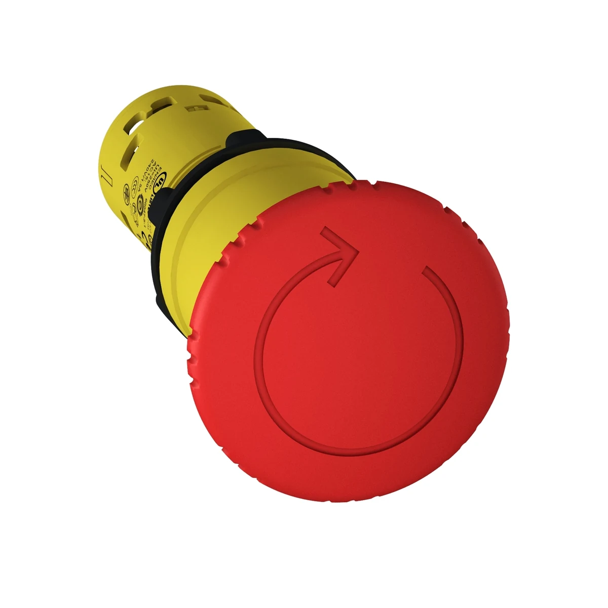 Schneider Electric XB7NS8442 1NC - Twist-to-Release Mushroom Red