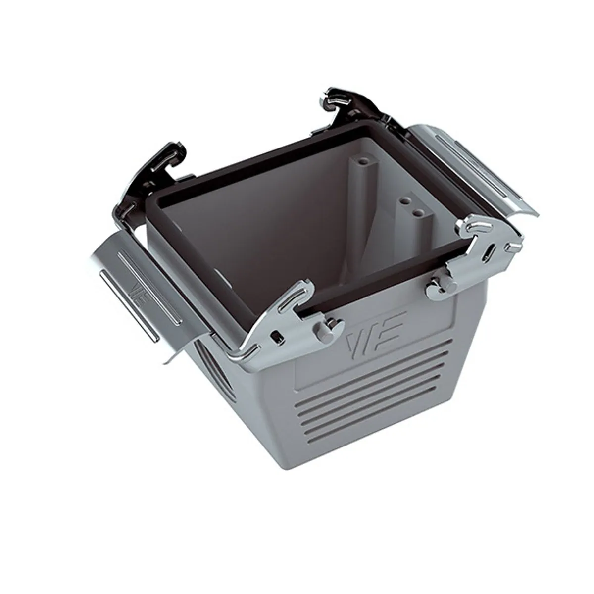 Mete Enerji 29063S 32x16A Multi-Outlet Extension Housing Assembled Metal Latch Gasketed Side Entry