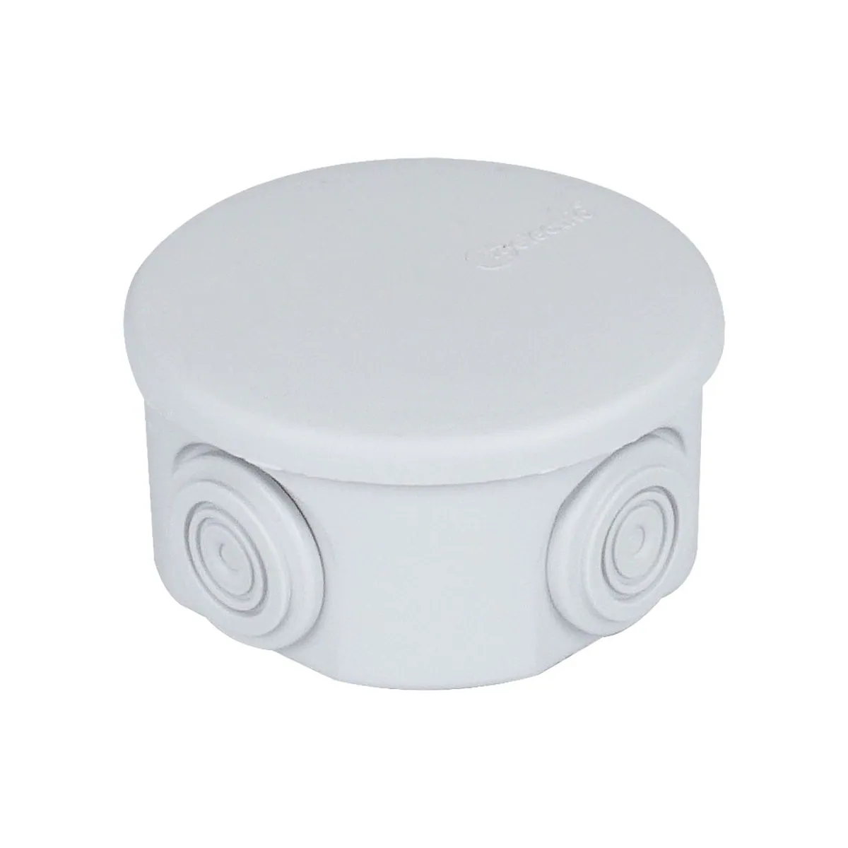 TP Elektrik 3310-209-0077 Junction Box Ø70 (4 Outlets) - Snap-On Cover, IP 54