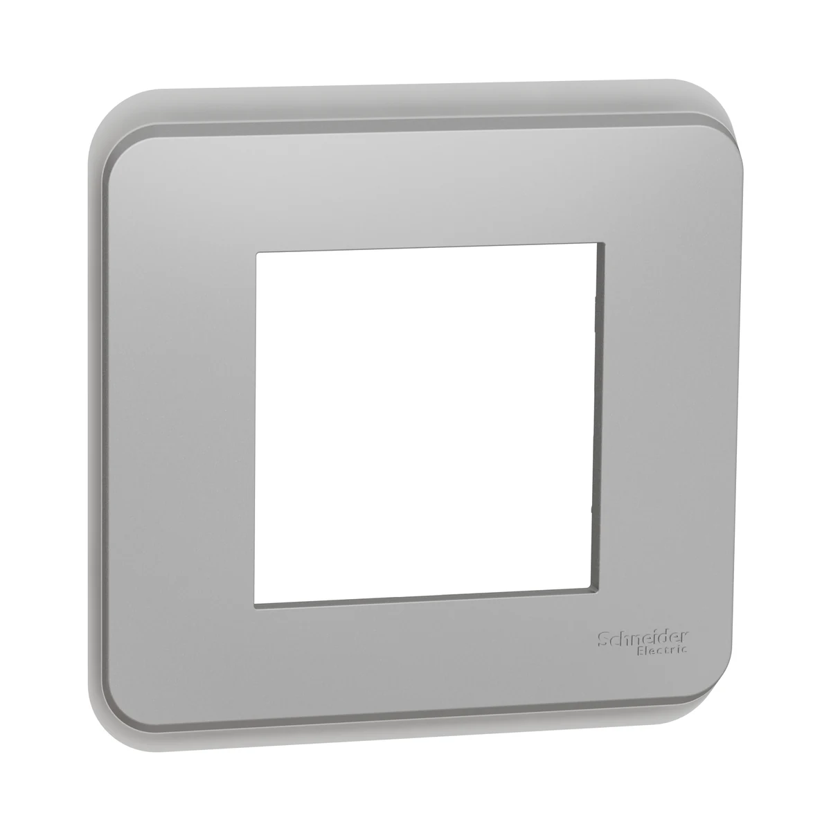 Schneider Electric NU400230 Yeni Unica, Pro 1-Gang Frame, Aluminum
