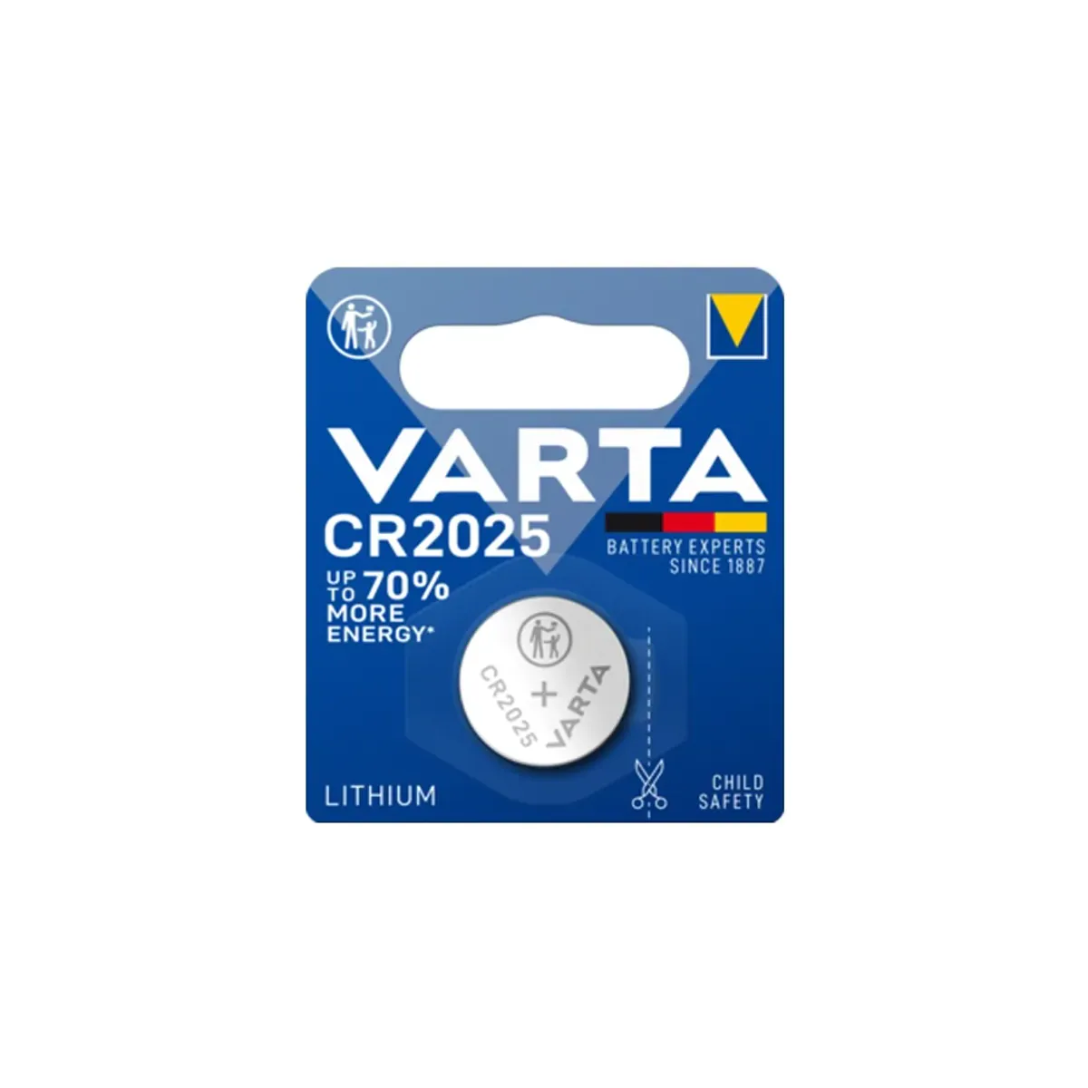 Varta CR2025 Lithium Button Cell Battery 3V
