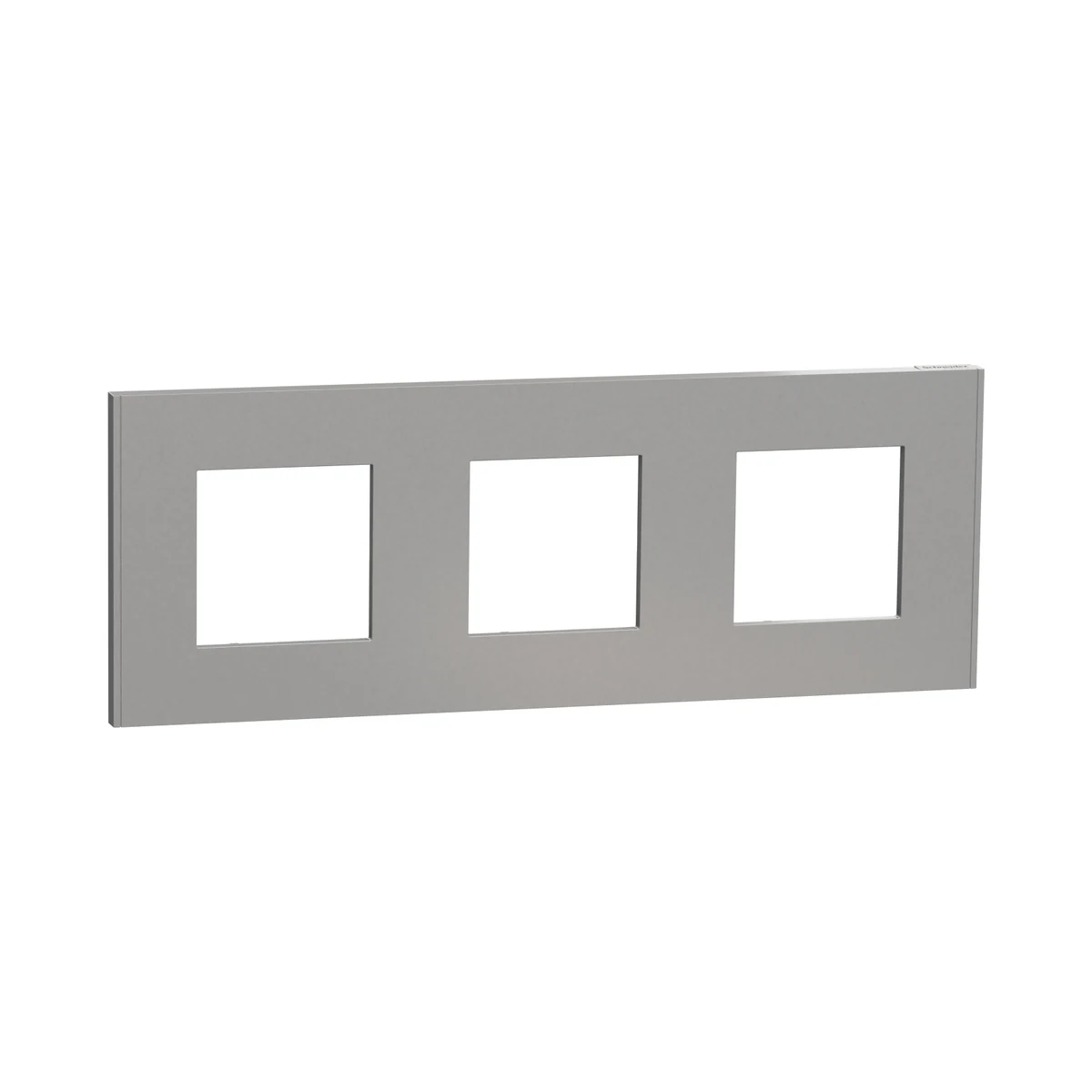 Schneider Electric NU600630 Unica Deco Essentials Triple Frame Aluminum