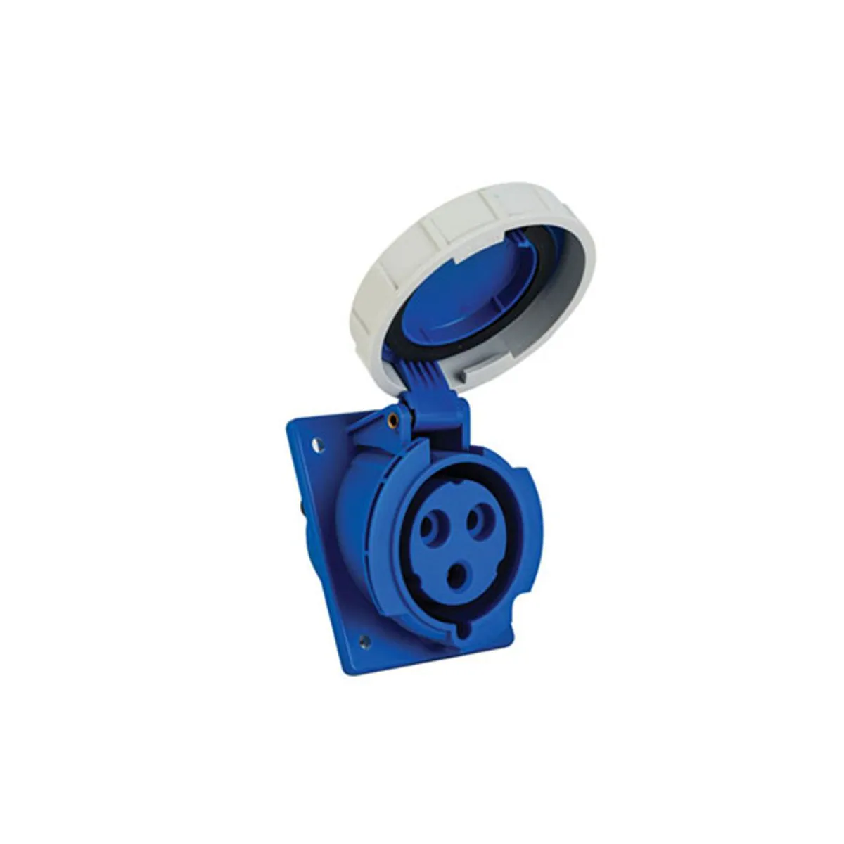 PCE 406515V 3x32A Machine Socket Angled IP67 Screw Type