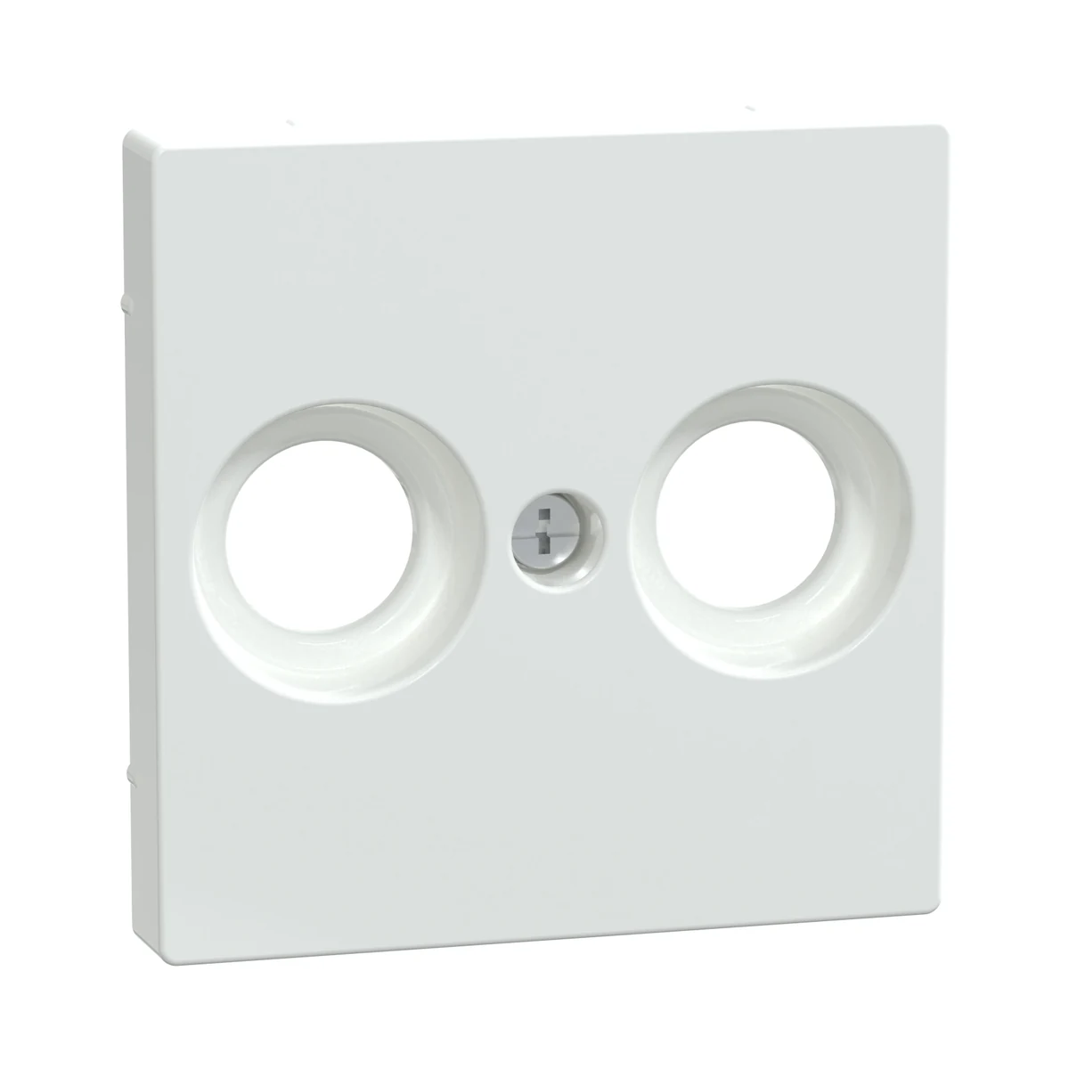 Schneider Electric MEG4122-0325 TV Socket Button Cover (2-Hole), System-M, Active White