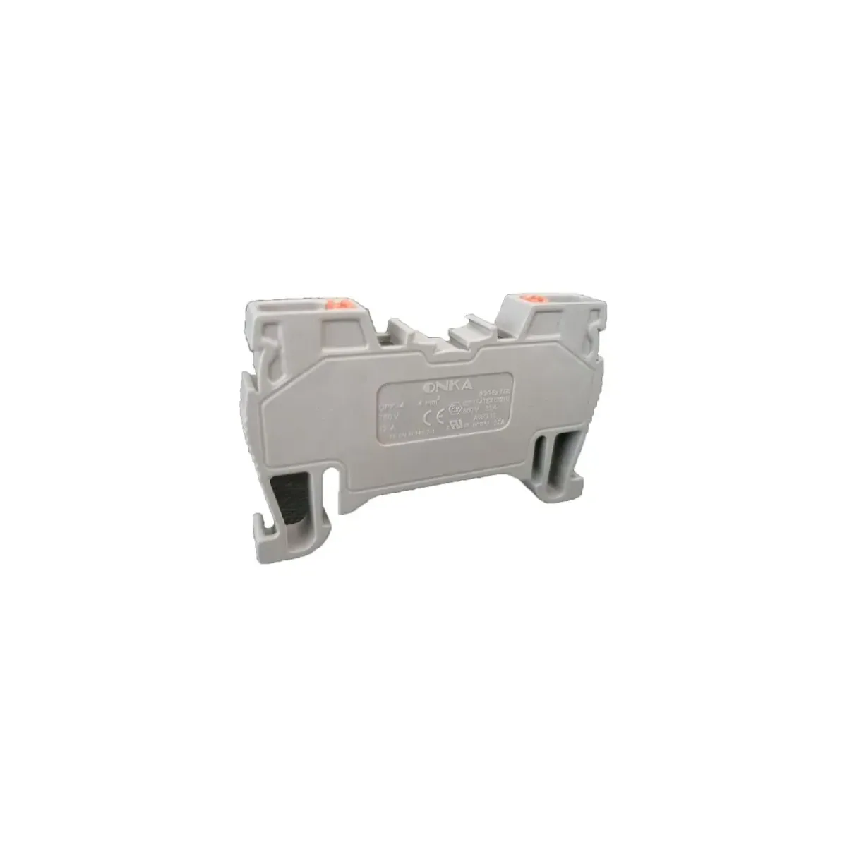 Onka OPK 4mm2 DIN Rail Terminal Block Blue