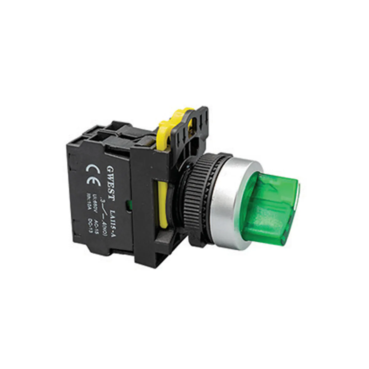 Gwest A5 - 02XSD Işıklı Kalıcı Mandal Buton — Kırmızı, 220V, 2NC — temsili aile görseli