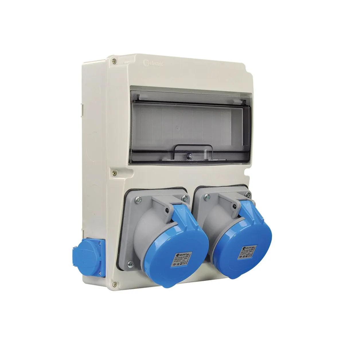 TP Elektrik 3320-002-2828 220x300 Socket-Equipped Combination Box, with 3x63A and 1x16A Sockets