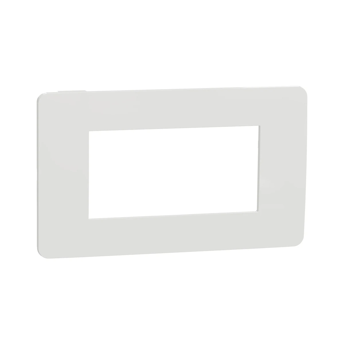 Schneider Electric NU270413 Yeni Unica, Studio Color Frame 4 module, Red/White