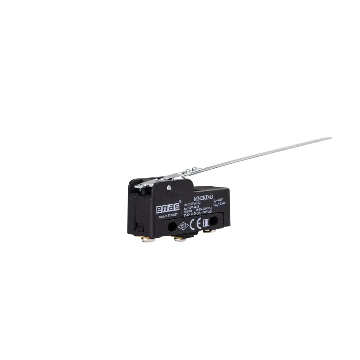 Emas Metal Long Lever 1CO MN2 Series Plastic Mini Switch MN2KIM3