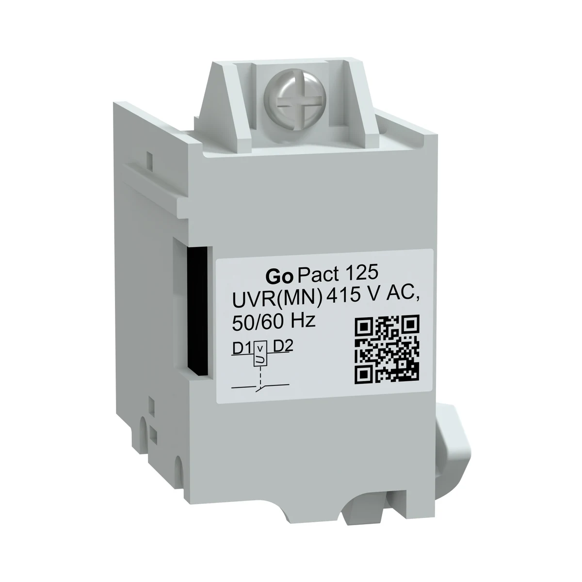 Schneider Electric G12UVR415AC GoPact MCCB 125 MN AC 415V — üretici ürün görseli