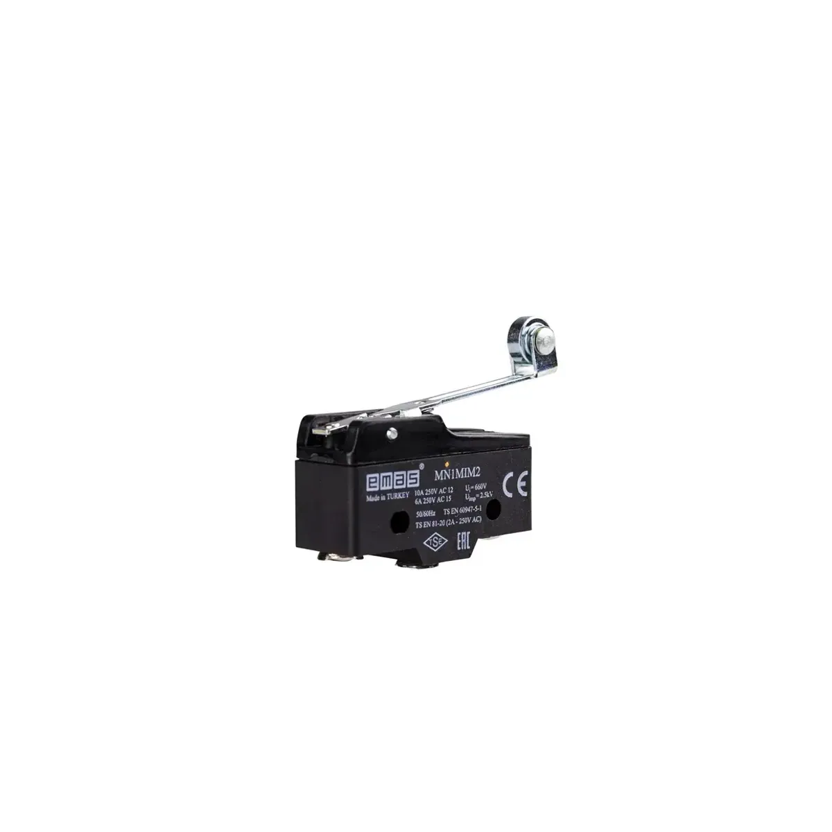 Emas Metal Long Roller Lever 1CO MN1 Series Plastic Mini Switch MN1MIM2