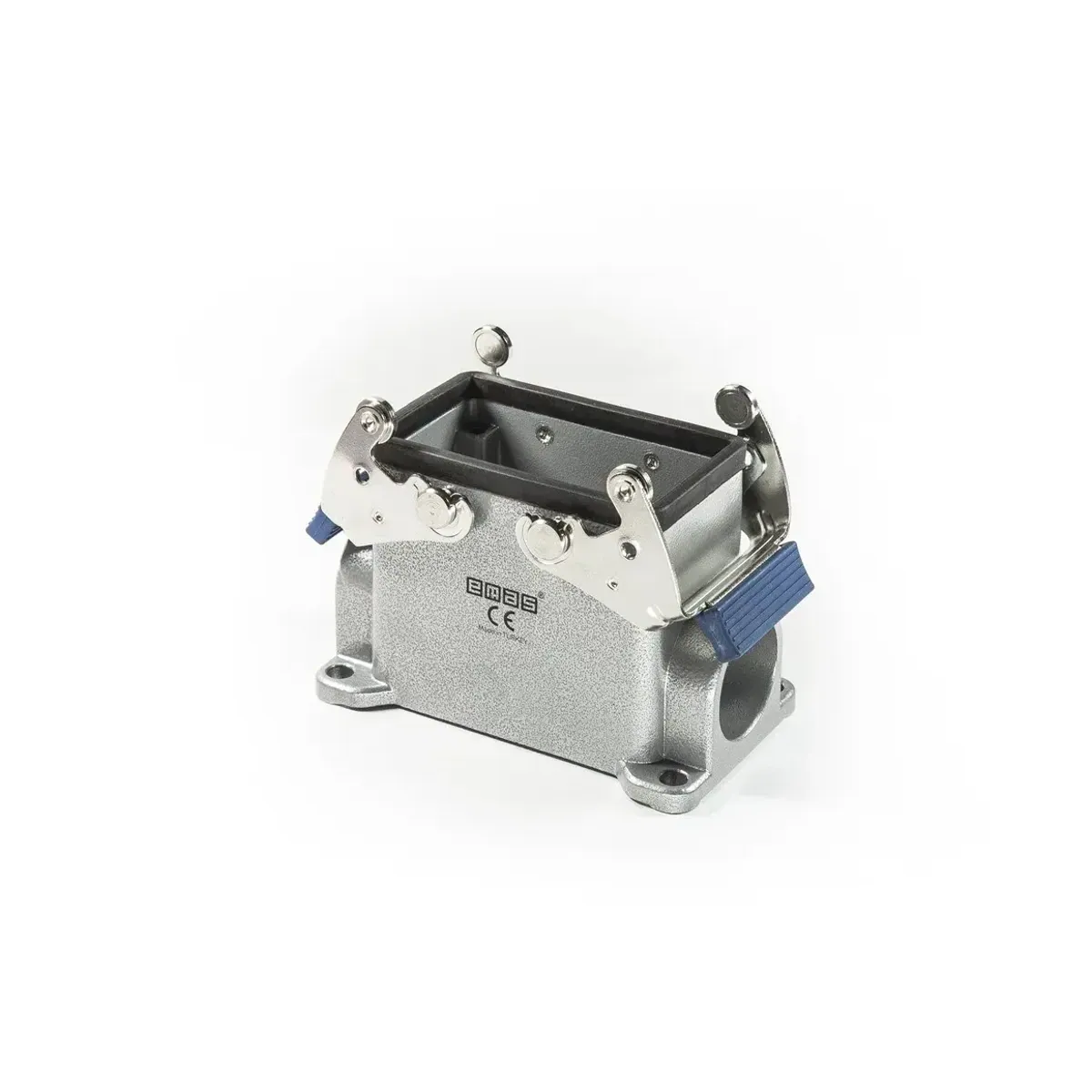 Emas Metal 10 Contact Wall-Mount Type Empty Housing Side Entry 2 Metal Latched Multi-Contact EBM10GD17
