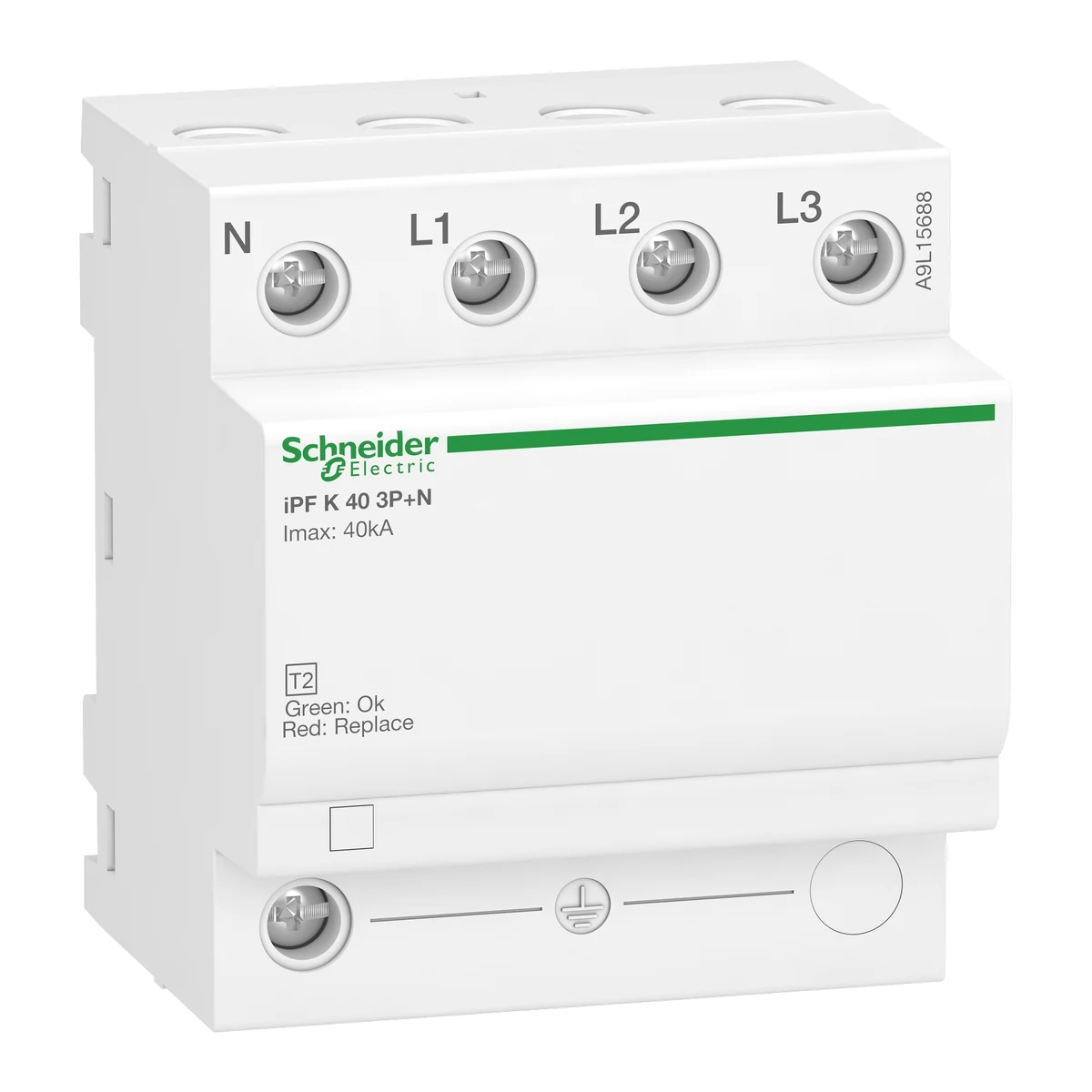 Schneider Electric A9L15688 IPF 40 40 KA 340V 3P N Surge Arrester