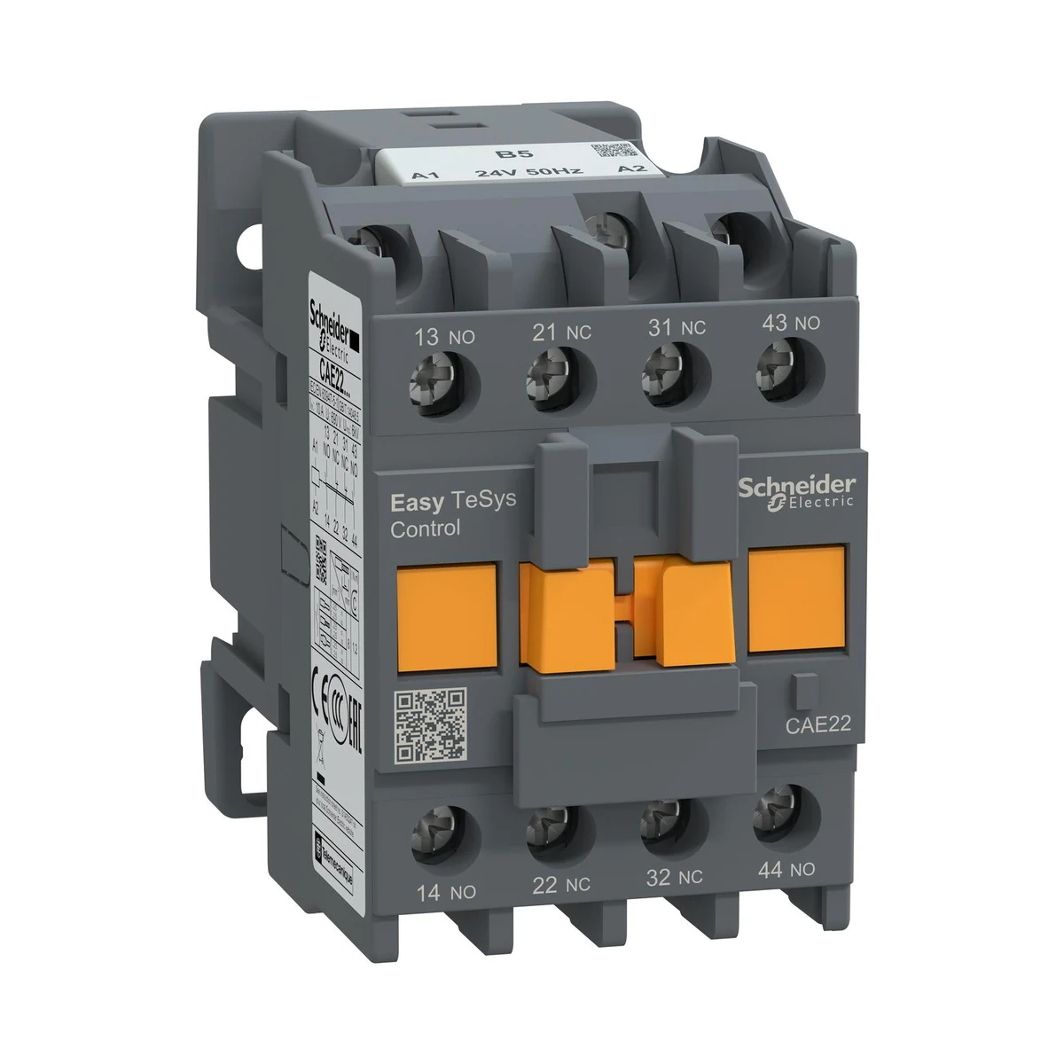 Schneider Electric CAE22B5 Auxiliary Contactor TVS 2NO 2NC