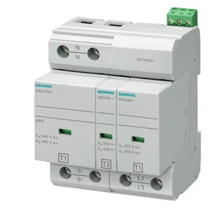 Siemens 5SD7442-1 Parafudr 2 kutuplu TT ve TN-S sistemleri için, enversör kontaklı