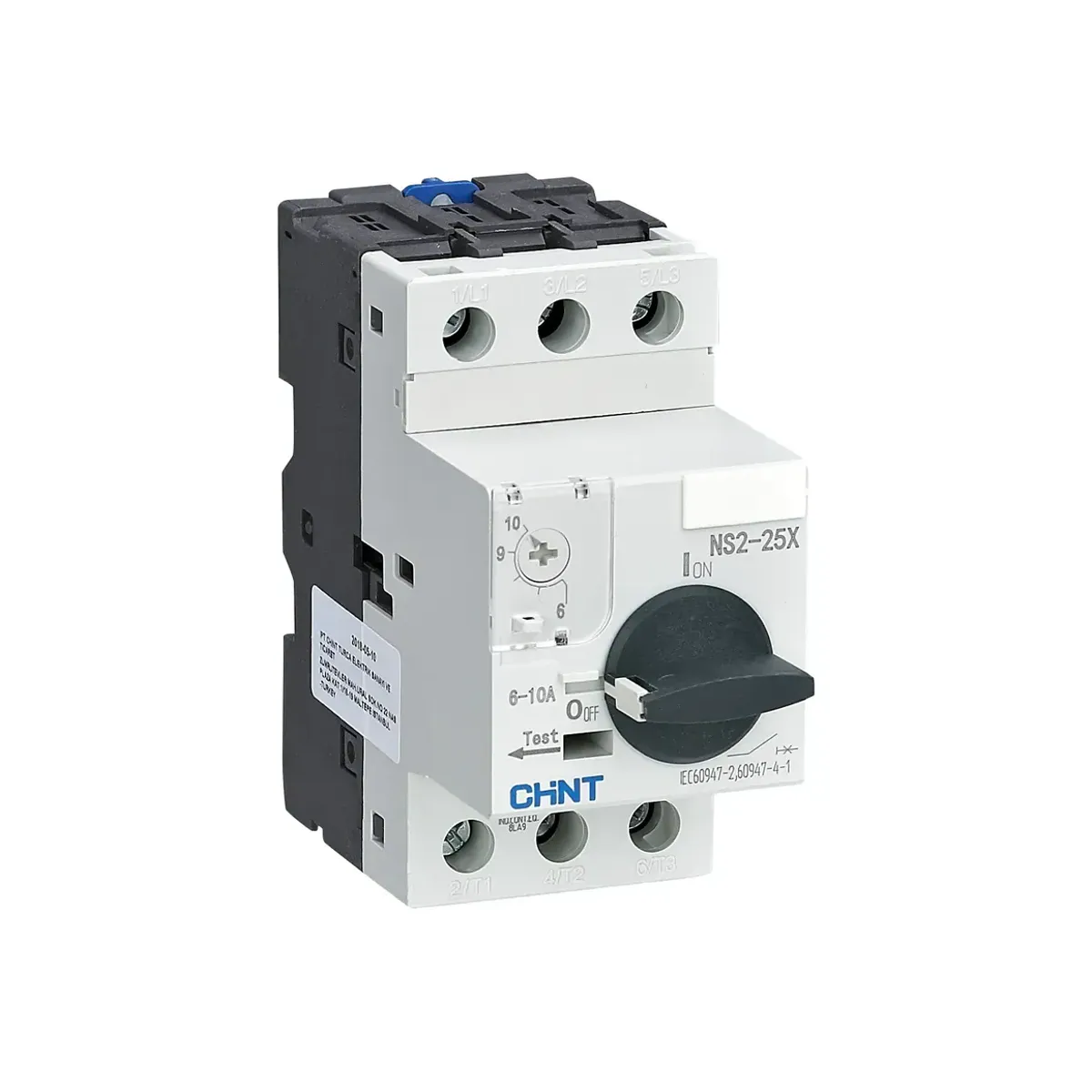 Chint NS2X Series 3-Pole 9-14A Thermal-Magnetic 220V AC Motor Protection Switch NS2-25X