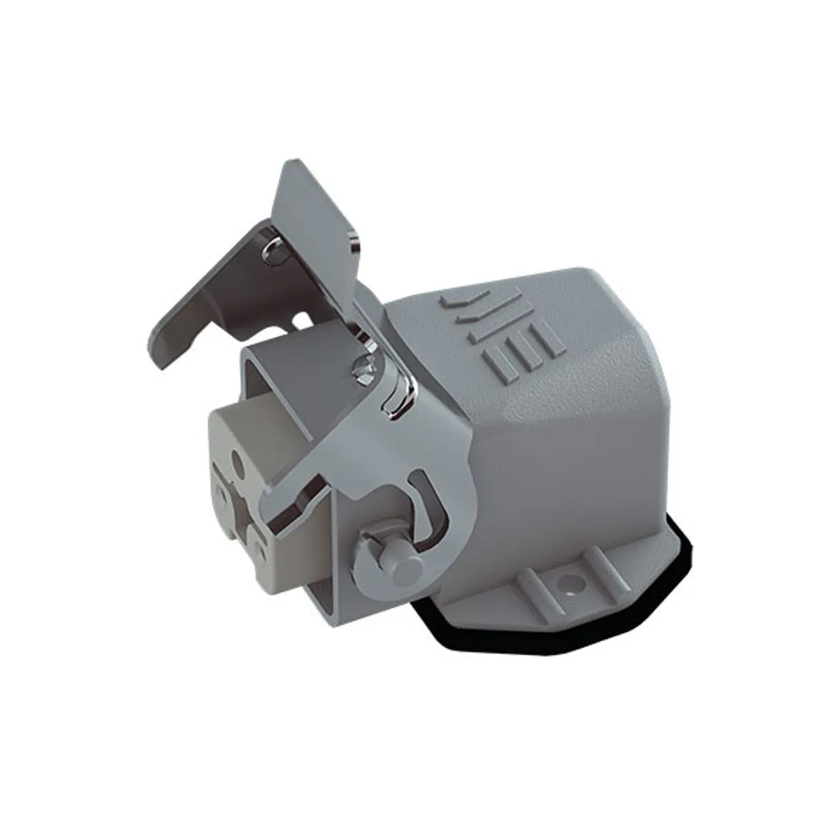 Mete Enerji 403255S 3x10A Multi Angled Machine Socket Pass-Through