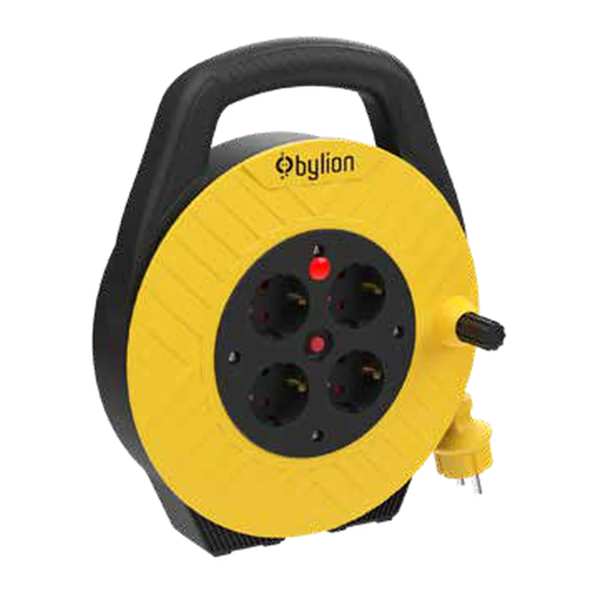 Bylion 166-404-3210 PKE-10315-F Kablo Makarası 10 m 3G1,5 4 priz F tipi (Schuko) IP20 Sarı — üreticinin temsili aile görseli